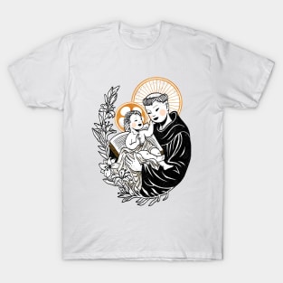 St Anthony of Padua - Catholic Saints T-Shirt